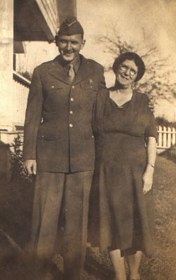 My Grandfather, Clyde Kirkman (1915 - 1989) and my Great-Grandmother, Ada Chrisco Kirkman